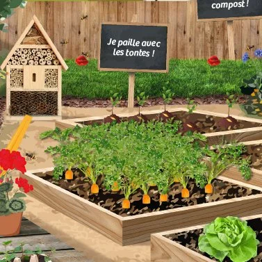 Stand pédagogique – Jardin zéro gaspi et compostage